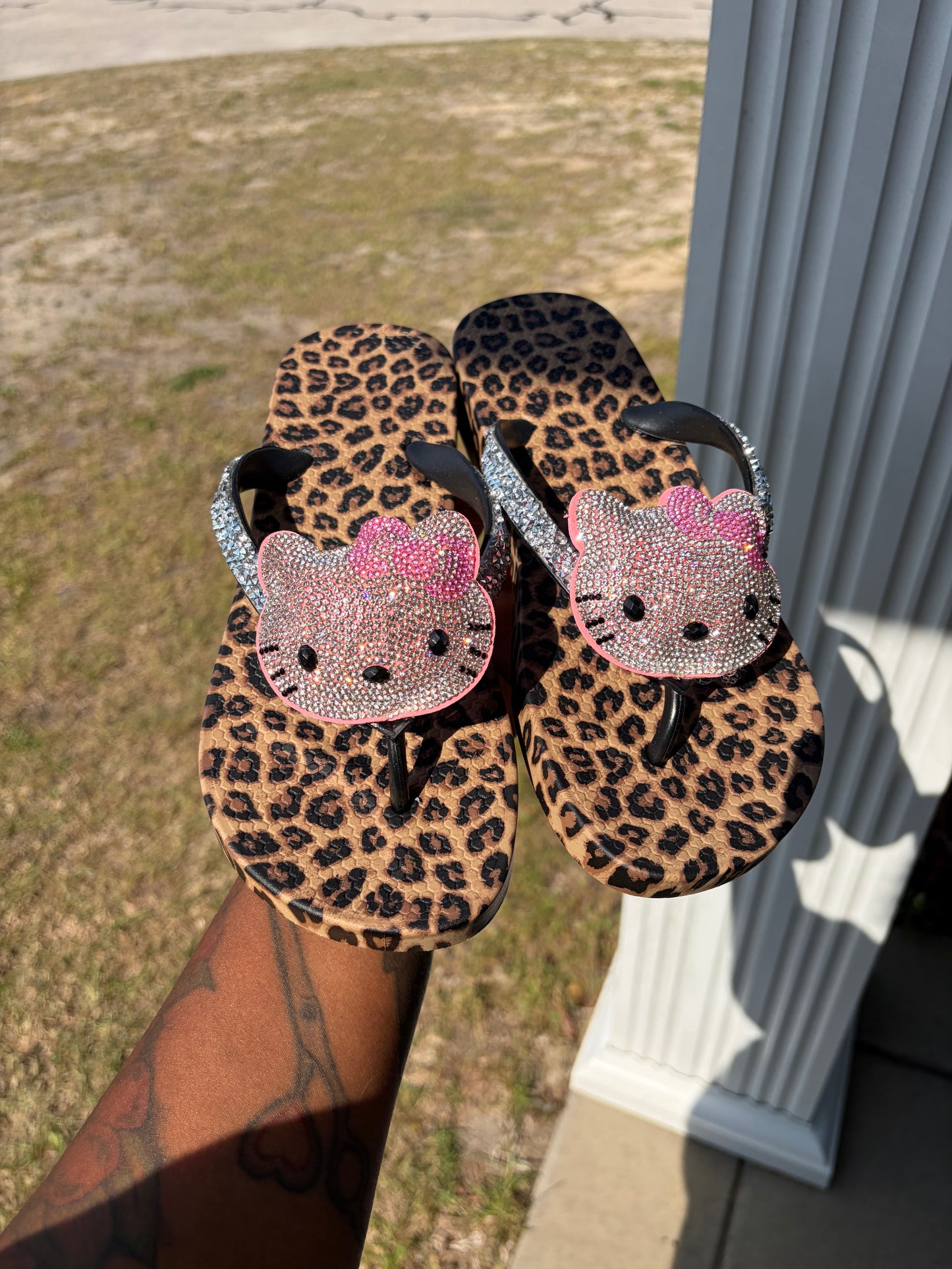 Leopard Luxe Kitty Slides