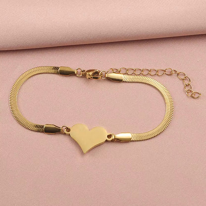 Sweetheart Snake Chain Bracelet