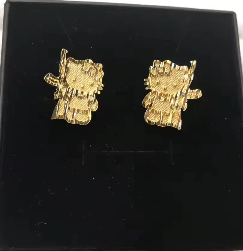 Bad Kitty Stud Earrings