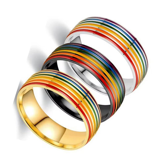 Stainless Steel Pride Ring