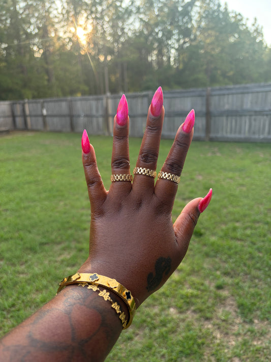 Golden Link Luxe Ring