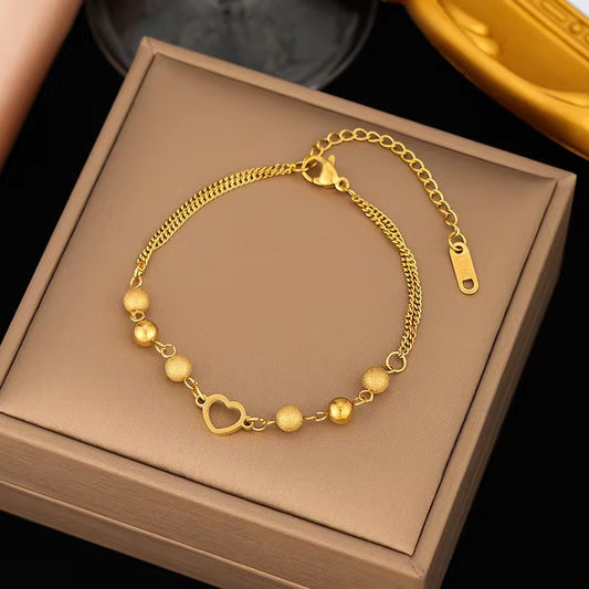 Golden Heart Radiance Bracelet