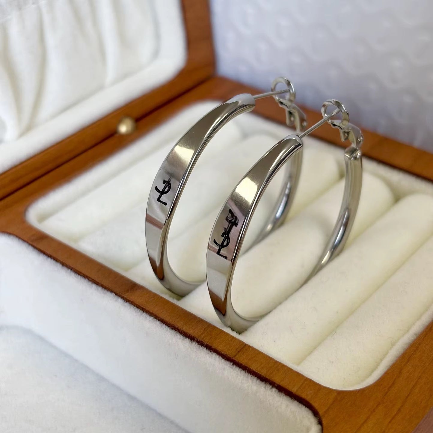 Luxury-Inspired Statement Hoops