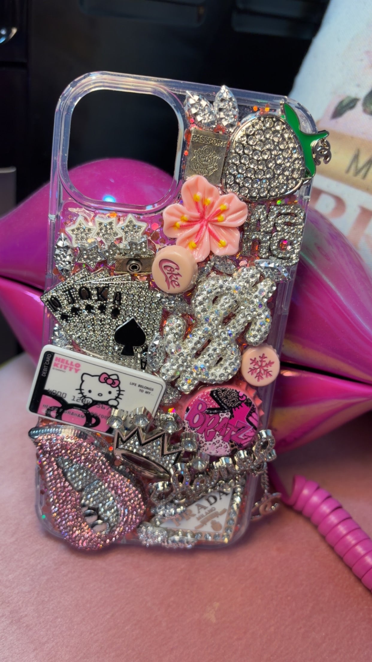 iPhone 15 plus- Luxury Bling Custom Case